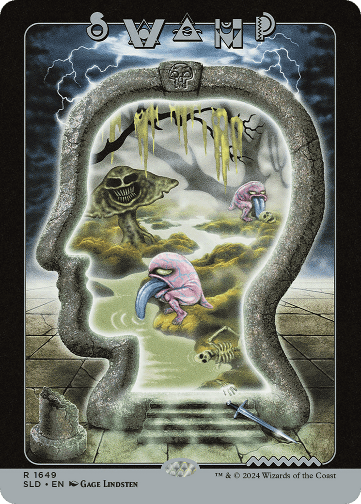 Swamp (1649) (Rainbow Foil) [Secret Lair Drop Series] MTG Single Magic: The Gathering  | Multizone: Comics And Games