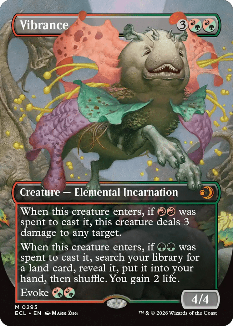 Vibrance (Borderless) [Lorwyn Eclipsed] MTG Single Magic: The Gathering  | Multizone: Comics And Games