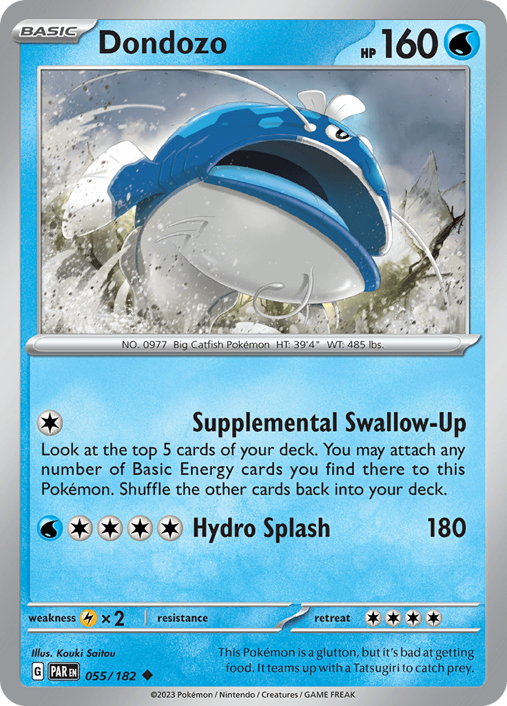 Dondozo (055/182) [Scarlet & Violet: Paradox Rift] Pokemon Single Pokémon  | Multizone: Comics And Games