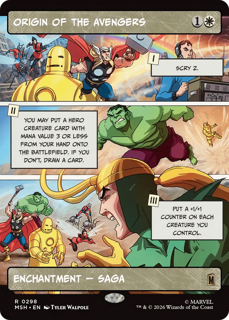 Origin of the Avengers (Borderless) [Marvel Super Heroes] | Multizone: Comics And Games