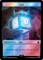 Copy // Clue (0054) Double-Sided Token (Surge Foil) [Doctor Who Tokens] MTG Single Magic: The Gathering  | Multizone: Comics And Games