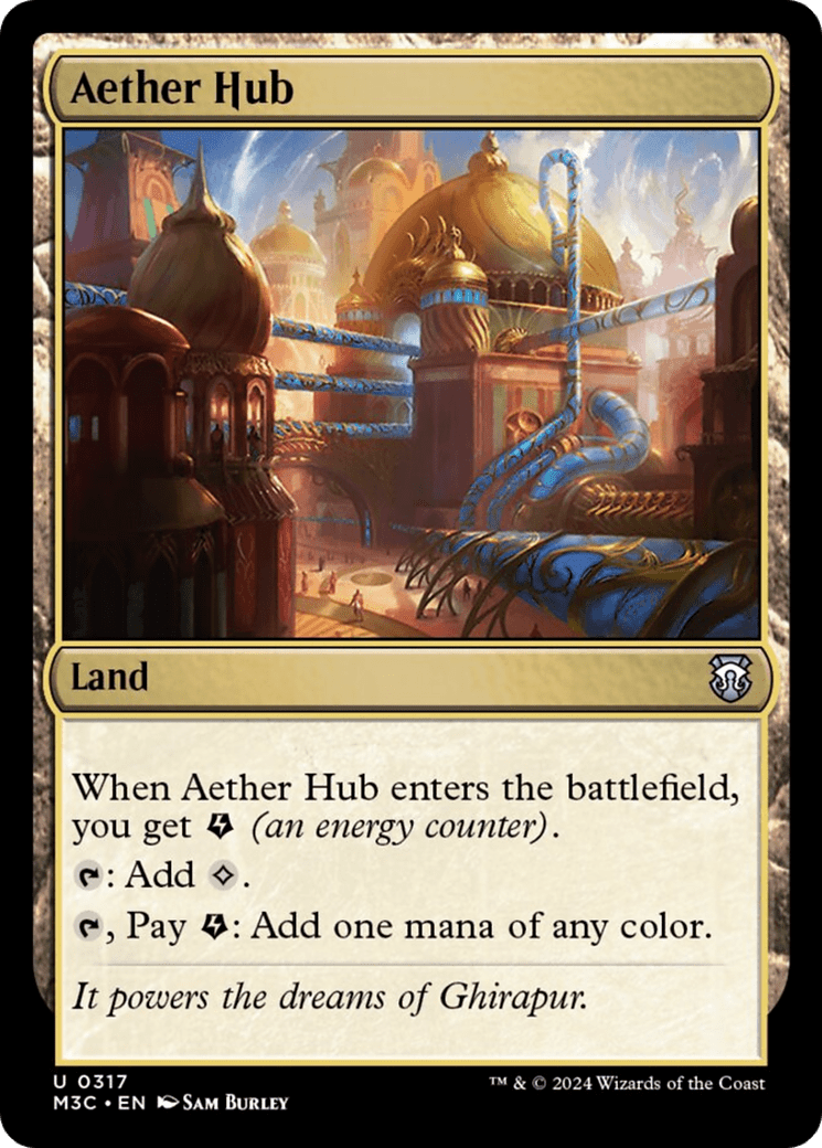 Aether Hub [Modern Horizons 3 Commander] MTG Single Magic: The Gathering  | Multizone: Comics And Games