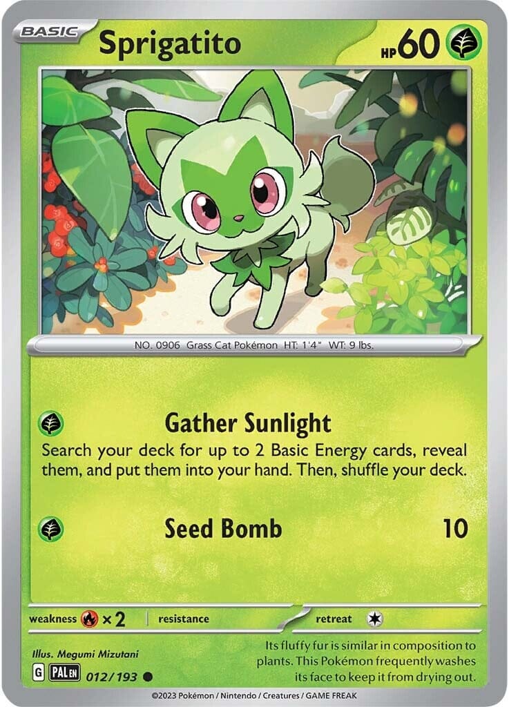 Sprigatito (012/193) [Scarlet & Violet: Paldea Evolved] Pokemon Single Pokémon  | Multizone: Comics And Games