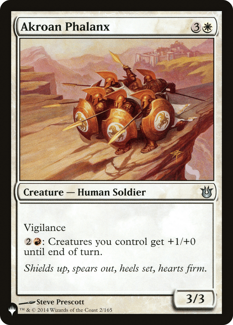 Akroan Phalanx [The List] MTG Single Magic: The Gathering  | Multizone: Comics And Games