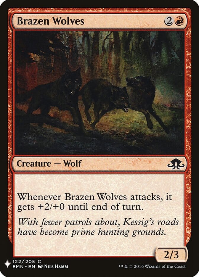 Brazen Wolves [Mystery Booster] MTG Single Magic: The Gathering  | Multizone: Comics And Games