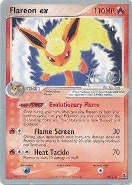 Flareon ex (108/113) (Eeveelutions - Jimmy Ballard) [World Championships 2006] Pokemon Single Pokémon  | Multizone: Comics And Games