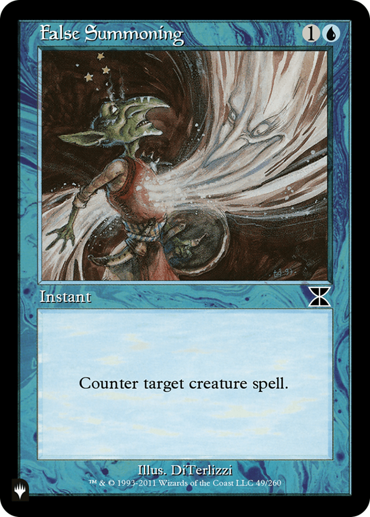 False Summoning [The List] MTG Single Magic: The Gathering  | Multizone: Comics And Games
