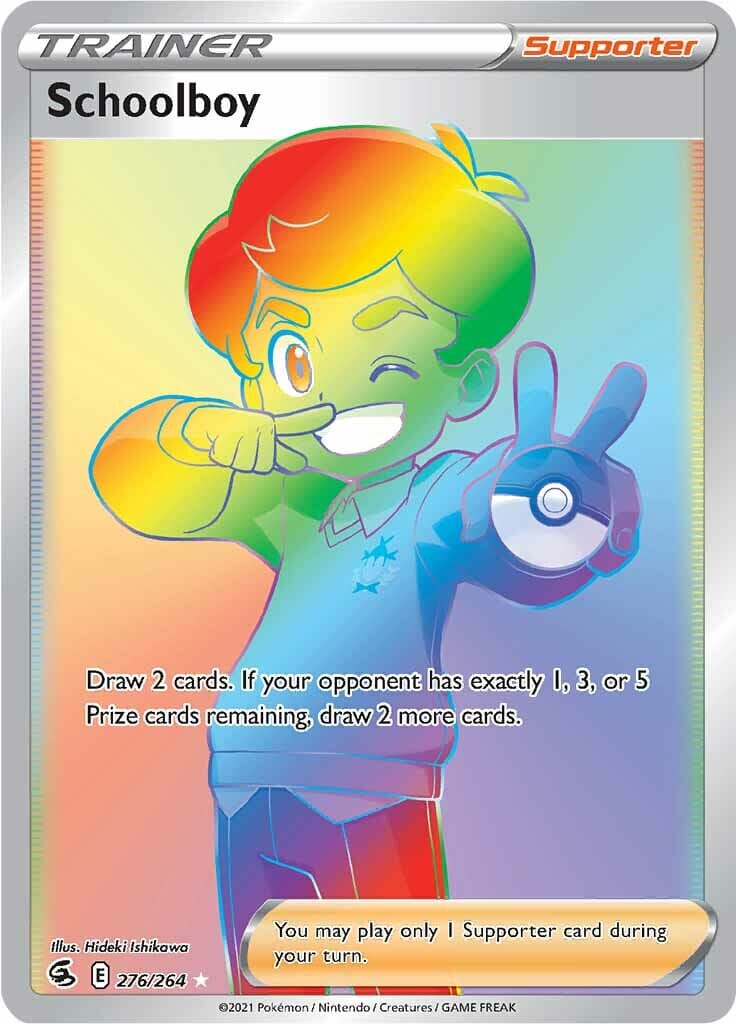 Schoolboy (276/264) [Sword & Shield: Fusion Strike] Pokemon Single Pokémon  | Multizone: Comics And Games