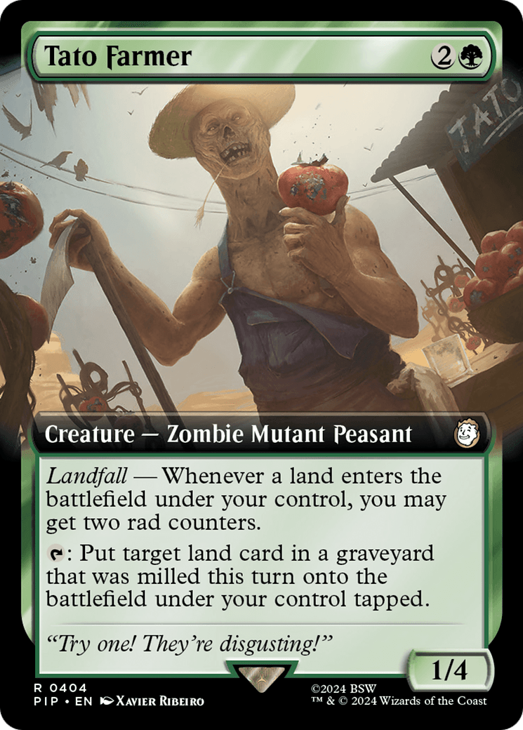 Tato Farmer (Extended Art) [Fallout] MTG Single Magic: The Gathering  | Multizone: Comics And Games