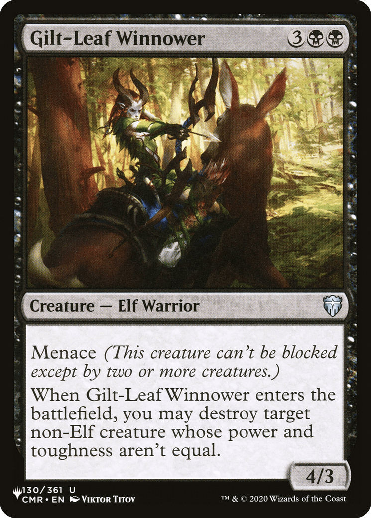 Gilt-Leaf Winnower [The List] MTG Single Magic: The Gathering  | Multizone: Comics And Games