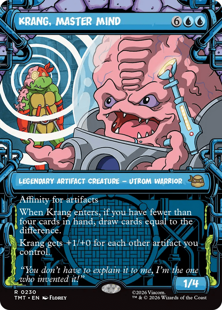 Krang, Master Mind (Showcase) [Teenage Mutant Ninja Turtles] MTG Single Magic: The Gathering  | Multizone: Comics And Games