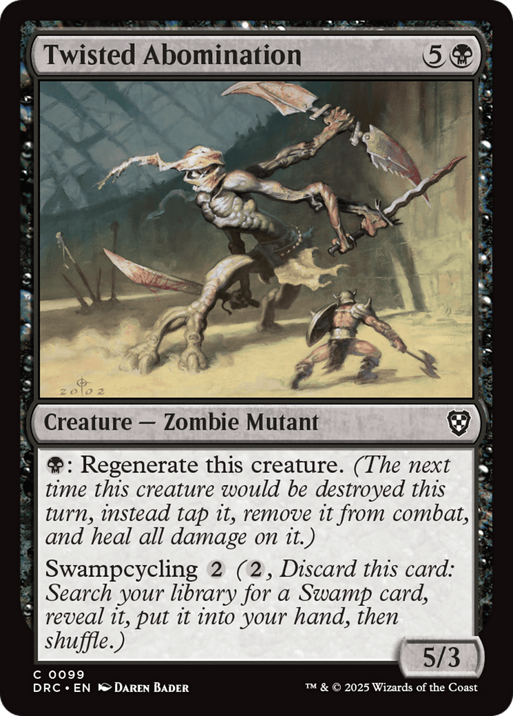 Twisted Abomination [Aetherdrift Commander] MTG Single Magic: The Gathering  | Multizone: Comics And Games