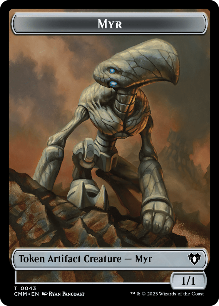 Myr Token [Commander Masters Tokens] MTG Single Magic: The Gathering  | Multizone: Comics And Games