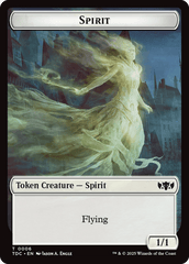Angel // Spirit Double-Sided Token [Tarkir: Dragonstorm Commander Tokens] MTG Single Magic: The Gathering  | Multizone: Comics And Games