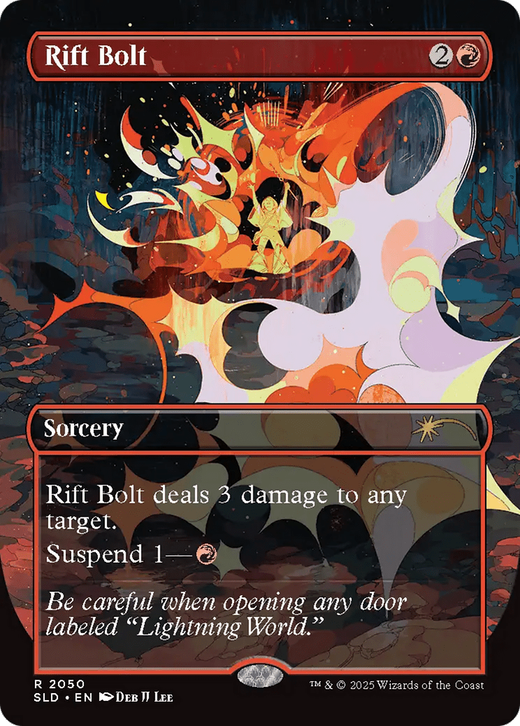 Rift Bolt (2050) (Rainbow Foil) [Secret Lair Drop Series] MTG Single Magic: The Gathering  | Multizone: Comics And Games