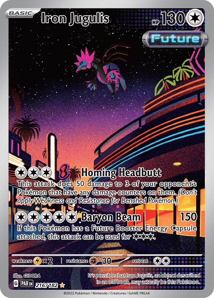 Iron Jugulis (216/182) [Scarlet & Violet: Paradox Rift] Pokemon Single Pokémon  | Multizone: Comics And Games