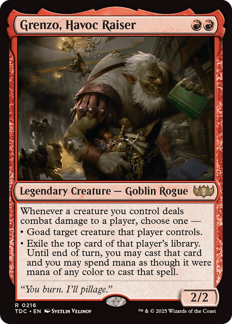 Grenzo, Havoc Raiser [Tarkir: Dragonstorm Commander] MTG Single Magic: The Gathering  | Multizone: Comics And Games