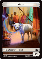 Soldier // Goat Double-Sided Token [Marvel Super Heroes Commander Tokens] MTG Single Magic: The Gathering  | Multizone: Comics And Games