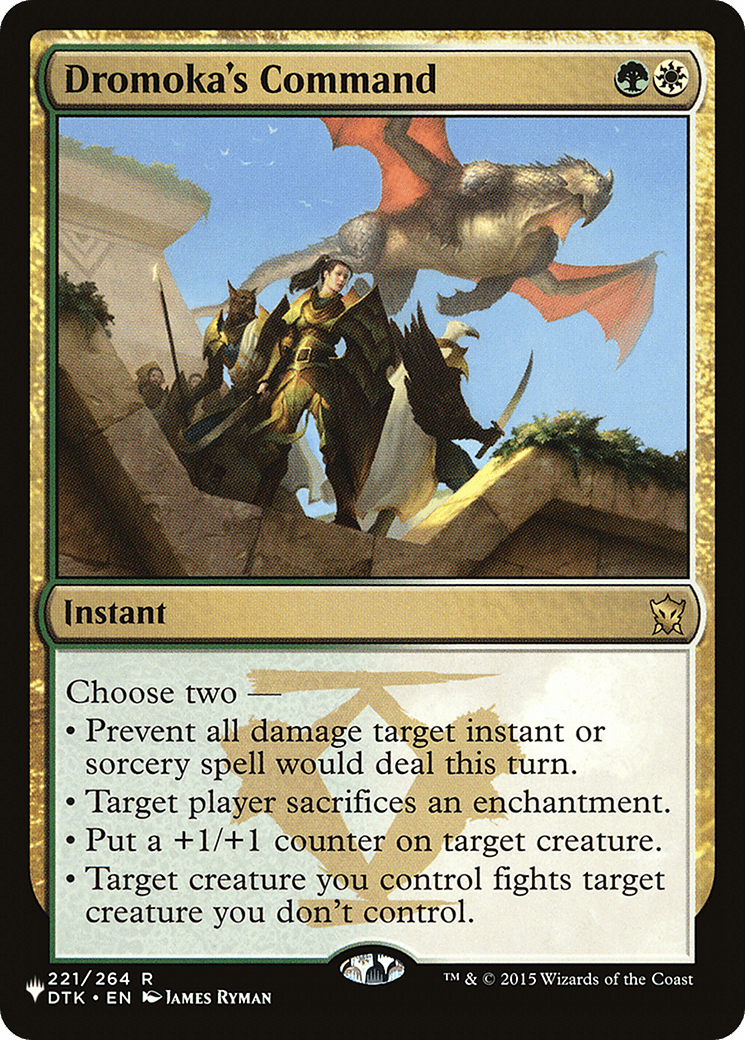 Dromoka's Command [The List] MTG Single Magic: The Gathering  | Multizone: Comics And Games