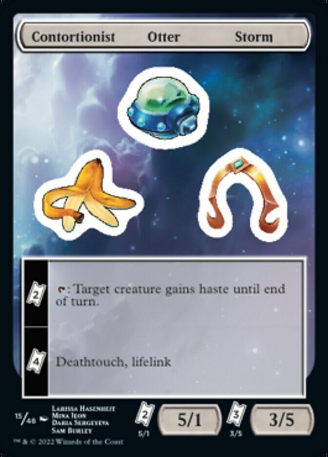 Contortionist Otter Storm [Unfinity Stickers] MTG Single Magic: The Gathering  | Multizone: Comics And Games