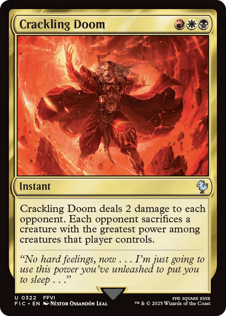 Crackling Doom [FINAL FANTASY Commander] MTG Single Magic: The Gathering  | Multizone: Comics And Games