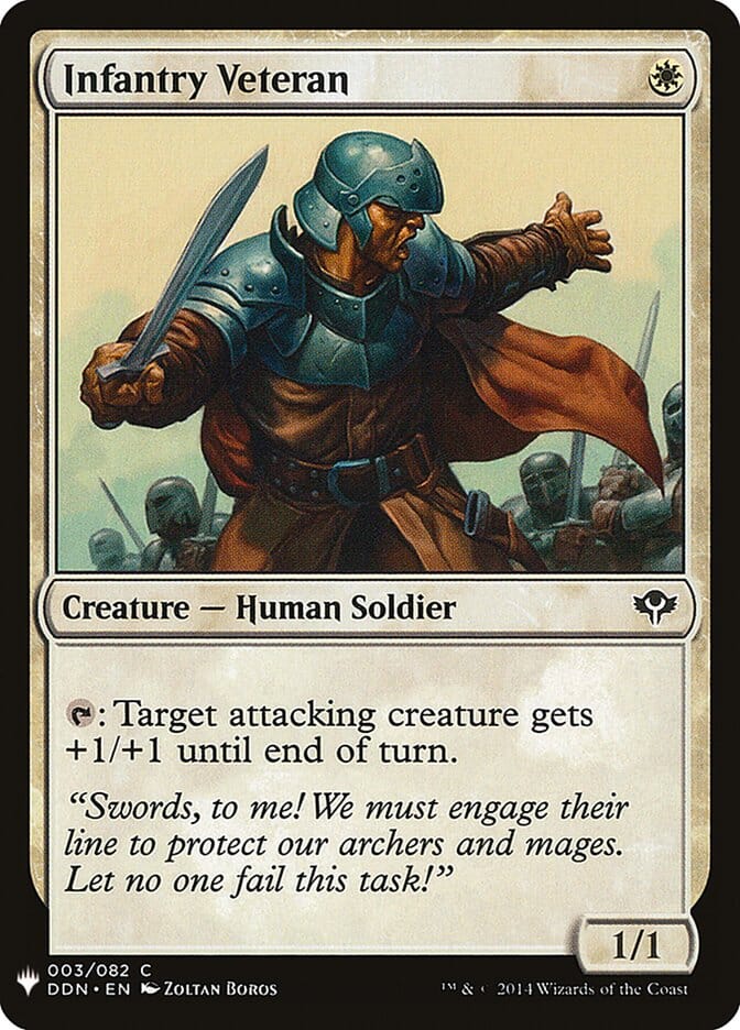 Infantry Veteran [Mystery Booster] MTG Single Magic: The Gathering  | Multizone: Comics And Games