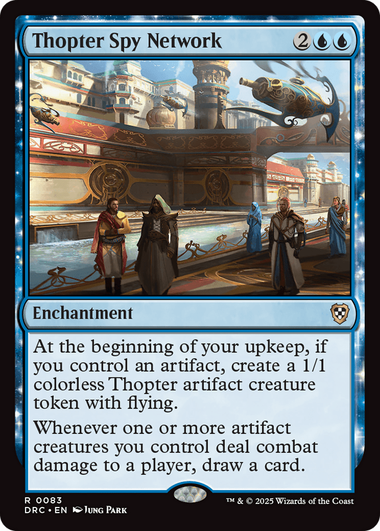 Thopter Spy Network [Aetherdrift Commander] MTG Single Magic: The Gathering  | Multizone: Comics And Games