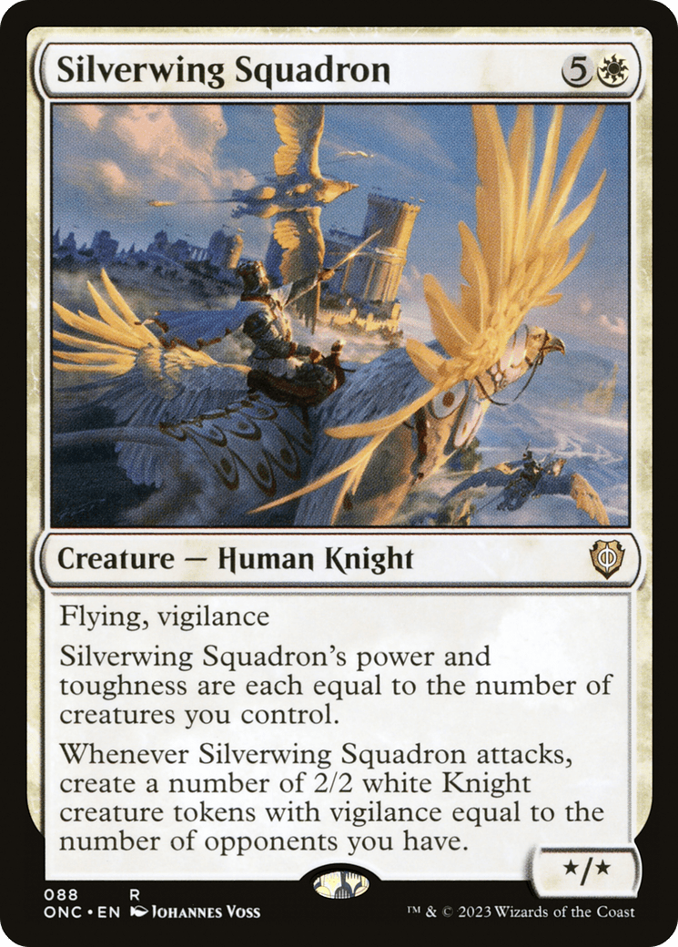 Silverwing Squadron [Phyrexia: All Will Be One Commander] MTG Single Magic: The Gathering  | Multizone: Comics And Games