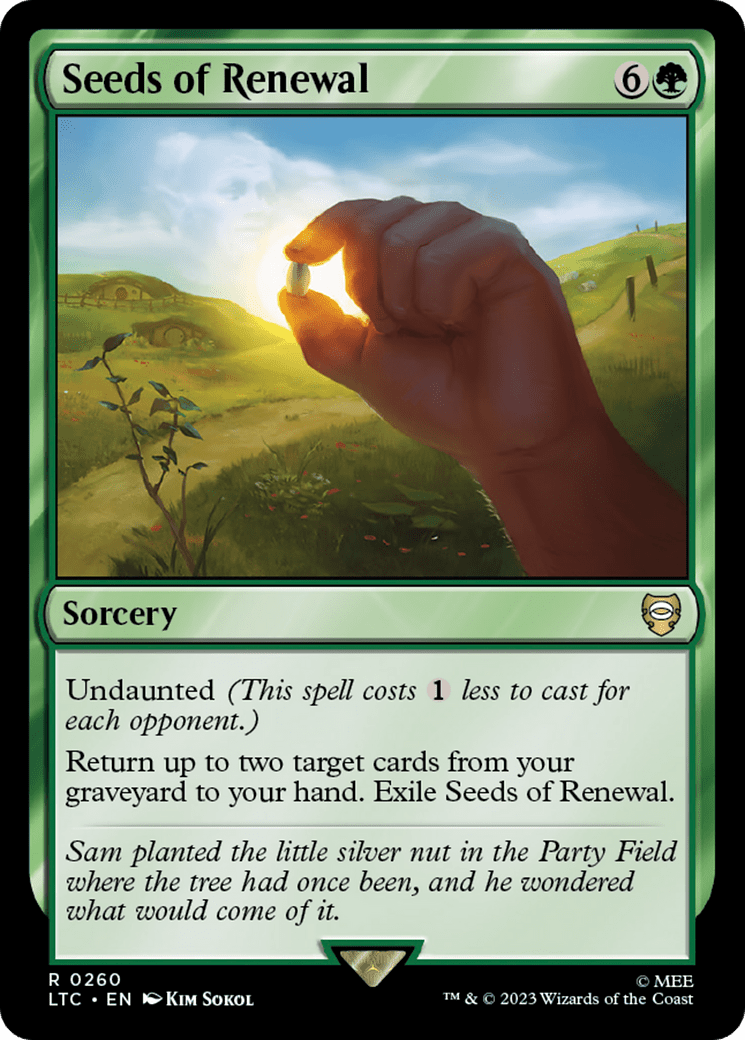 Seeds of Renewal [The Lord of the Rings: Tales of Middle-Earth Commander] MTG Single Magic: The Gathering  | Multizone: Comics And Games