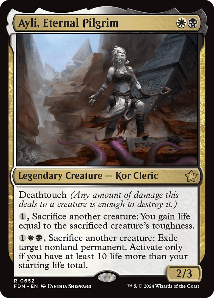Ayli, Eternal Pilgrim [Foundations] MTG Single Magic: The Gathering  | Multizone: Comics And Games