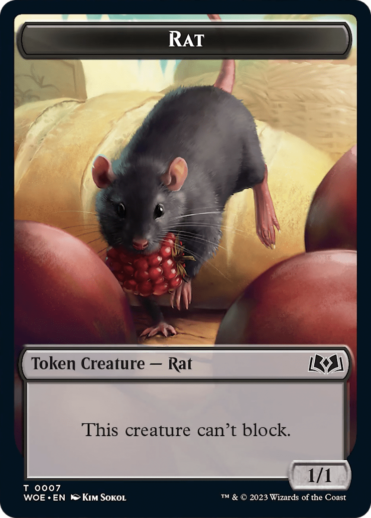 Eldrazi Spawn (MH3) // Rat (WOE) Double-Sided Token [The List] MTG Single Magic: The Gathering  | Multizone: Comics And Games