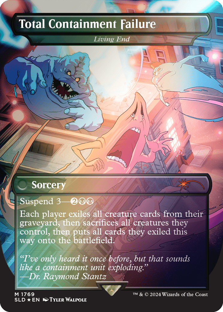 Total Containment Failure - Living End (Rainbow Foil) [Secret Lair Drop Series] MTG Single Magic: The Gathering  | Multizone: Comics And Games