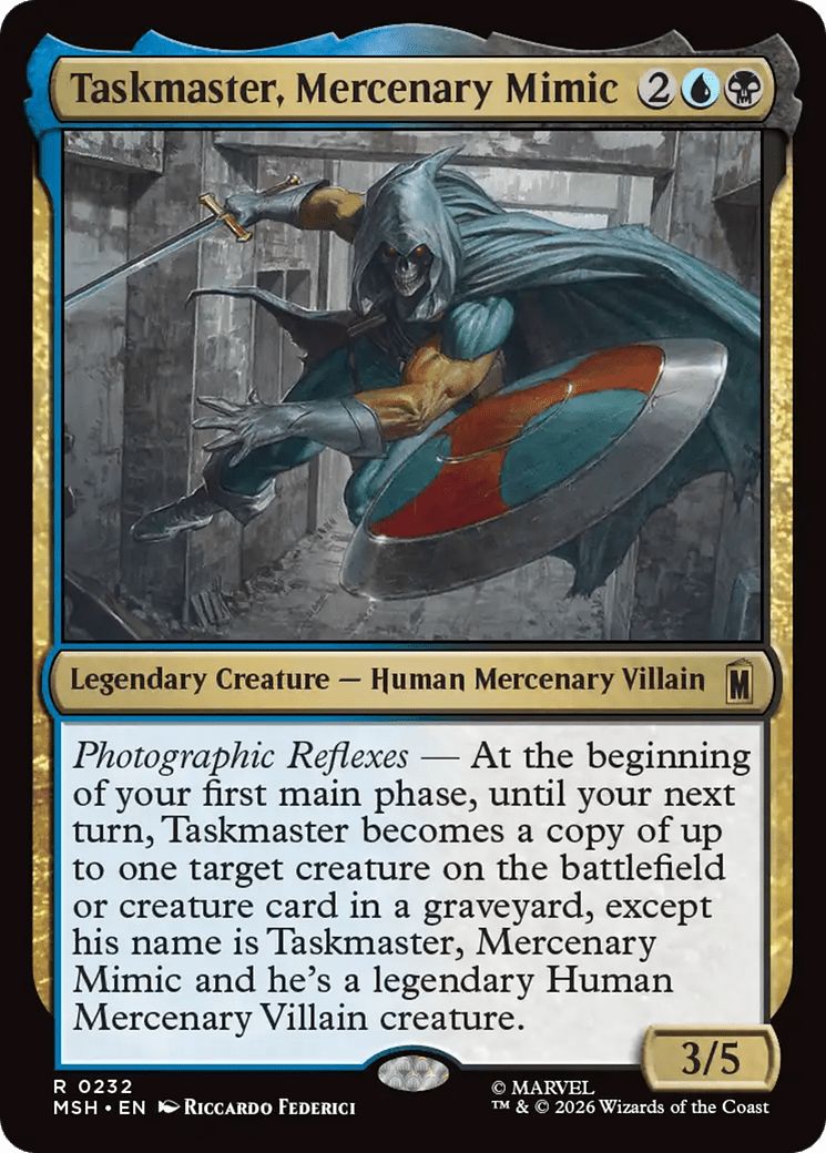 Taskmaster, Mercenary Mimic [Marvel Super Heroes] MTG Single Magic: The Gathering  | Multizone: Comics And Games