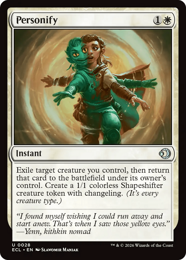 Personify [Lorwyn Eclipsed] MTG Single Magic: The Gathering  | Multizone: Comics And Games