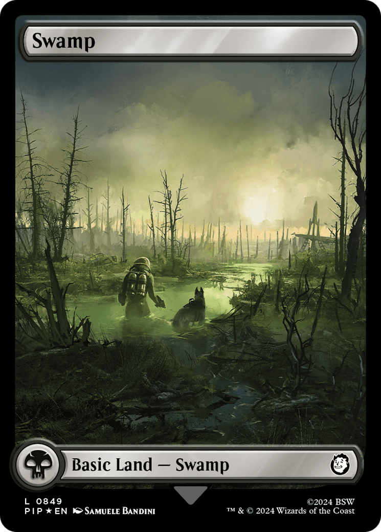 Swamp (0849) (Surge Foil) [Fallout] MTG Single Magic: The Gathering  | Multizone: Comics And Games