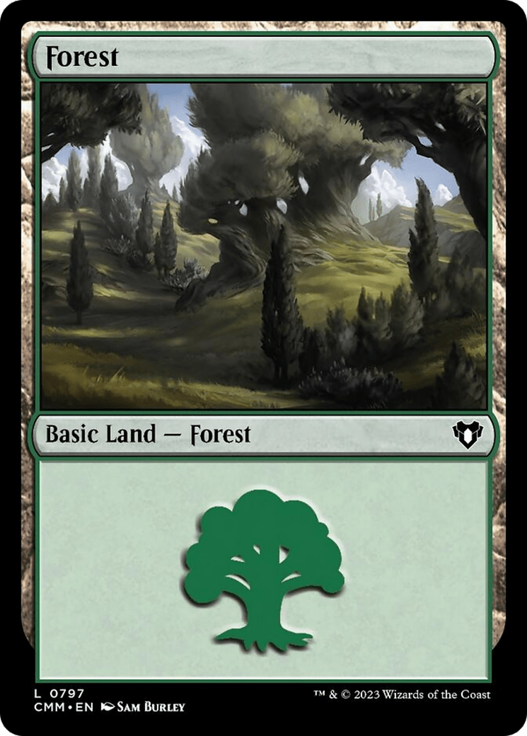 Forest (797) [Commander Masters] MTG Single Magic: The Gathering  | Multizone: Comics And Games