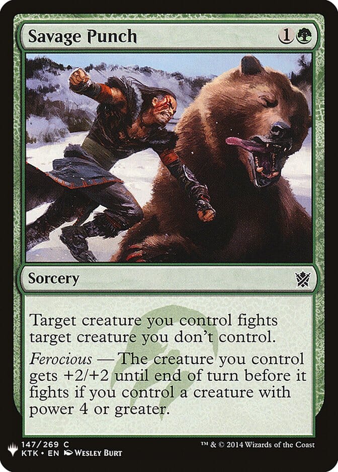 Savage Punch [Mystery Booster] MTG Single Magic: The Gathering  | Multizone: Comics And Games