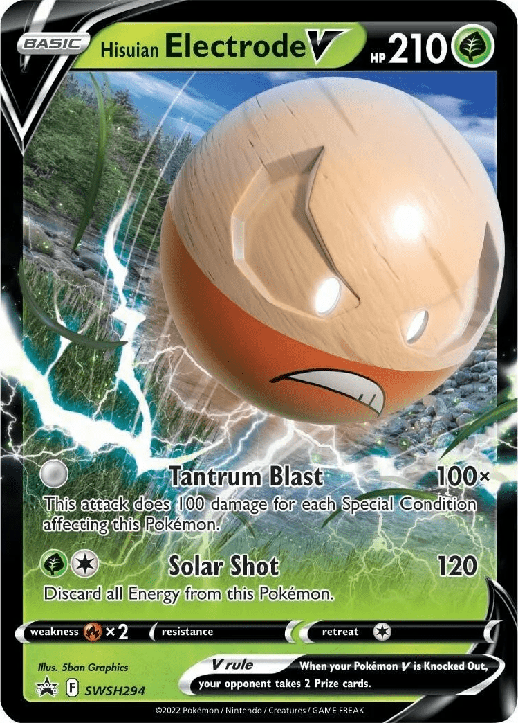 Hisuian Electrode V (SWSH294) [Sword & Shield: Black Star Promos] Pokemon Single Pokémon  | Multizone: Comics And Games