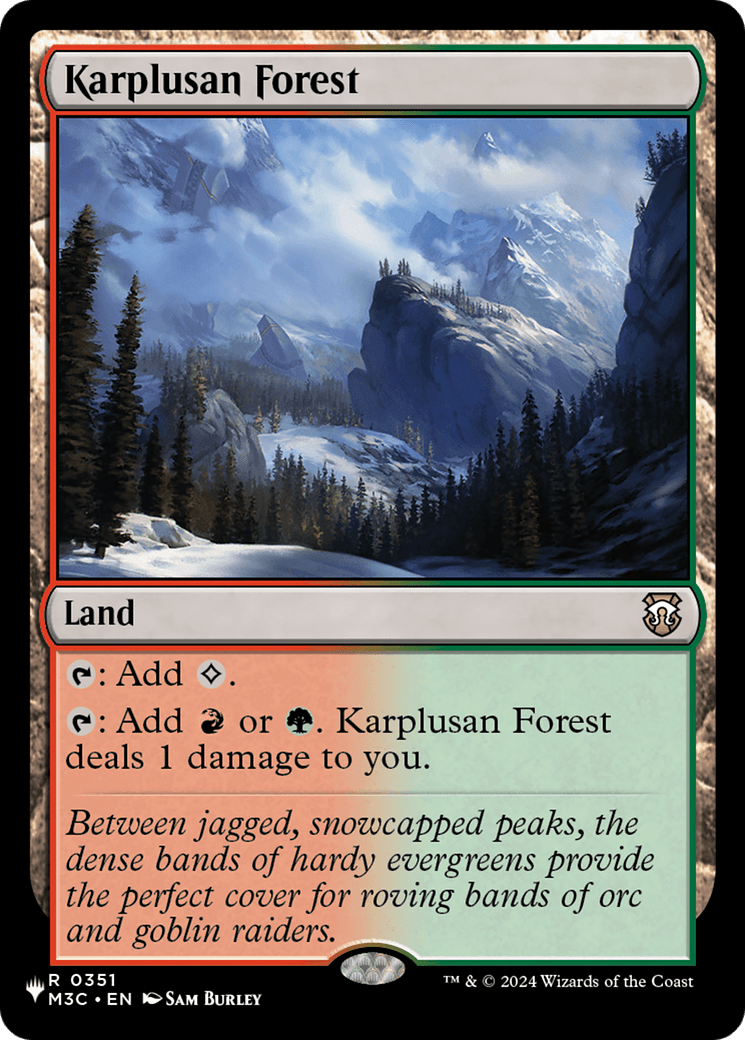 Karplusan Forest (M3C) [The List] MTG Single Magic: The Gathering  | Multizone: Comics And Games