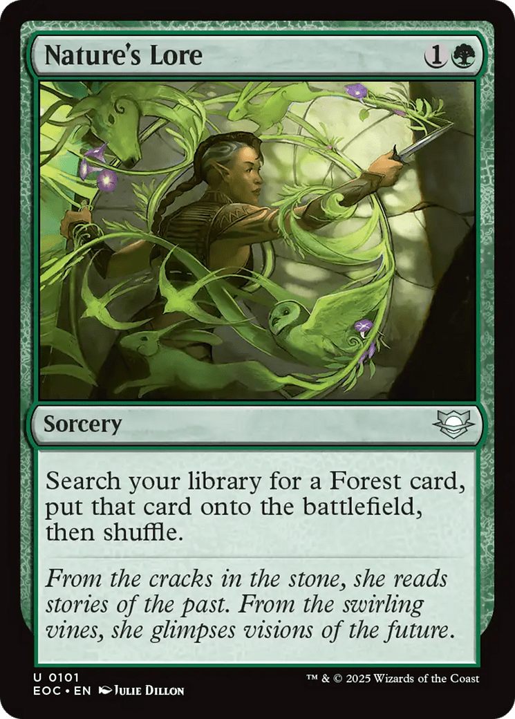 Nature's Lore [Edge of Eternities Commander] MTG Single Magic: The Gathering  | Multizone: Comics And Games