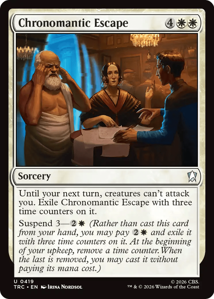 Chronomantic Escape (Surge Foil) [Star Trek Commander] MTG Single Magic: The Gathering  | Multizone: Comics And Games