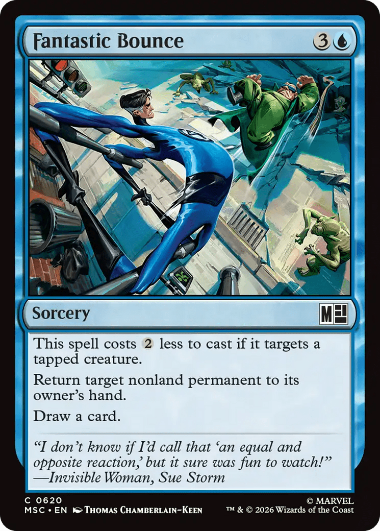 Fantastic Bounce [Marvel Super Heroes Commander] MTG Single Magic: The Gathering  | Multizone: Comics And Games