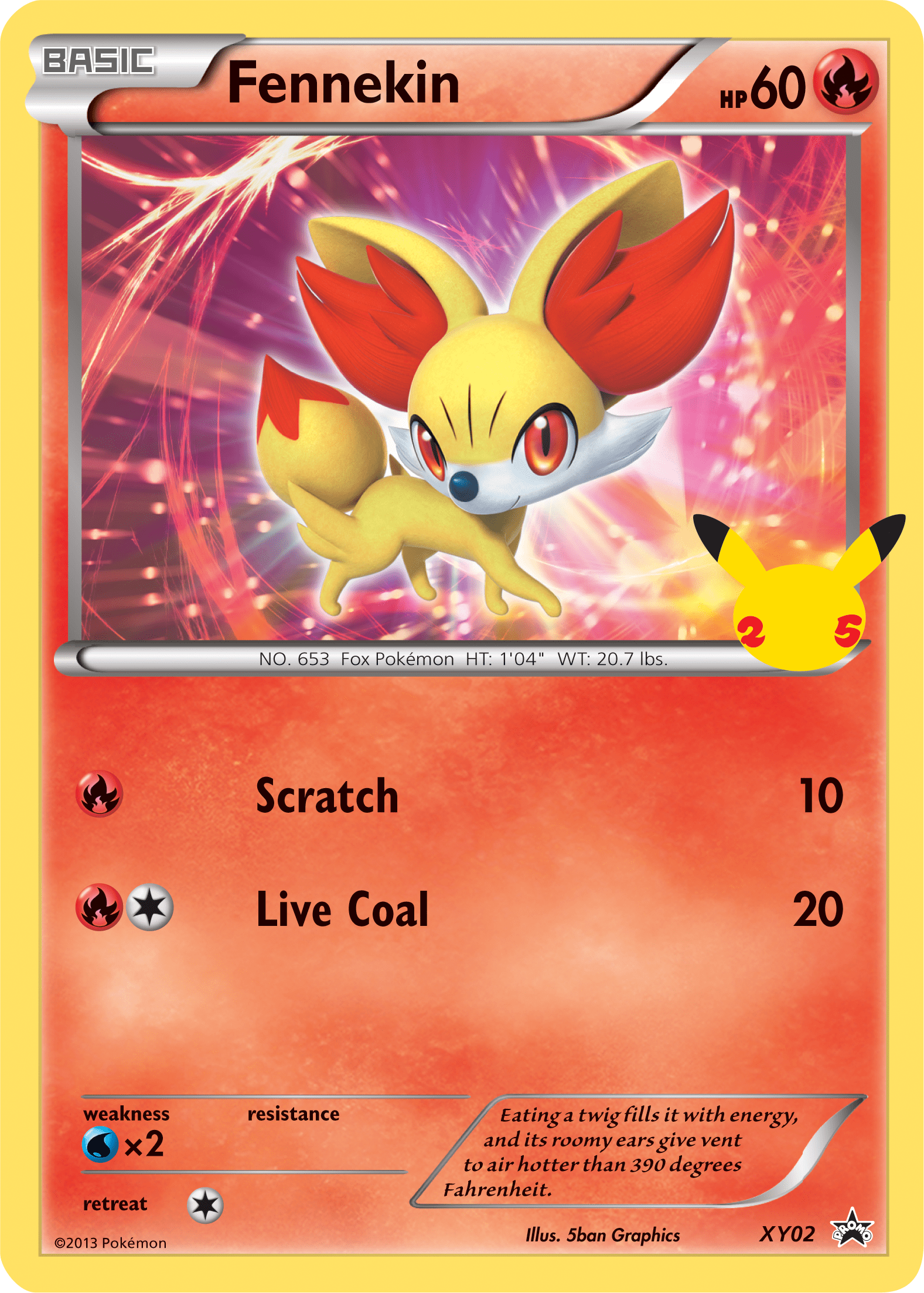 Fennekin (XY02) (Jumbo Card) [First Partner Pack] Pokemon Single Pokémon  | Multizone: Comics And Games