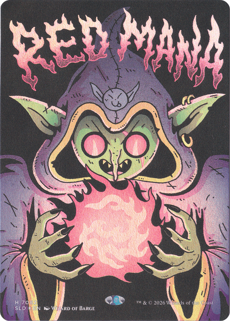 Red Mana [Secret Lair Drop Series] MTG Single Magic: The Gathering  | Multizone: Comics And Games