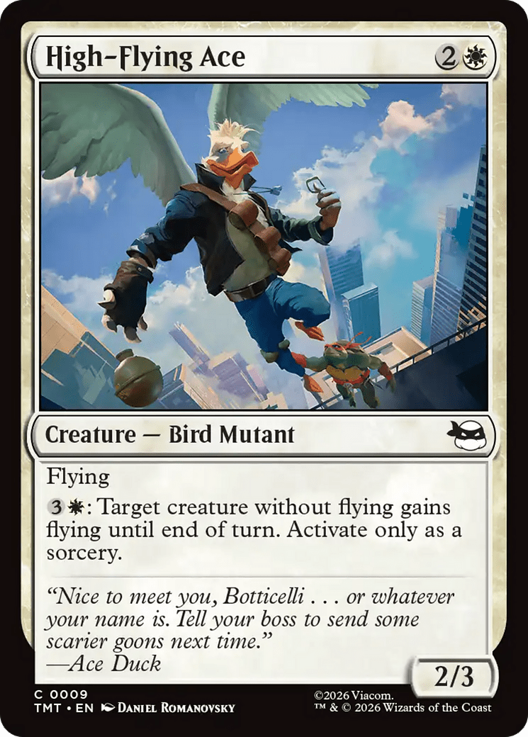 High-Flying Ace [Teenage Mutant Ninja Turtles] MTG Single Magic: The Gathering  | Multizone: Comics And Games