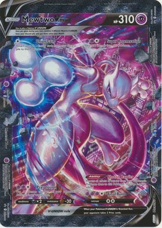 Mewtwo V-Union (Jumbo Card) [Sword & Shield: Black Star Promos] Pokemon Single Pokémon  | Multizone: Comics And Games