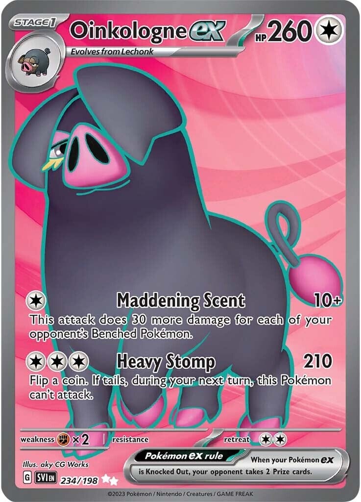Oinkologne ex (234/198) [Scarlet & Violet: Base Set] Pokemon Single Pokémon  | Multizone: Comics And Games