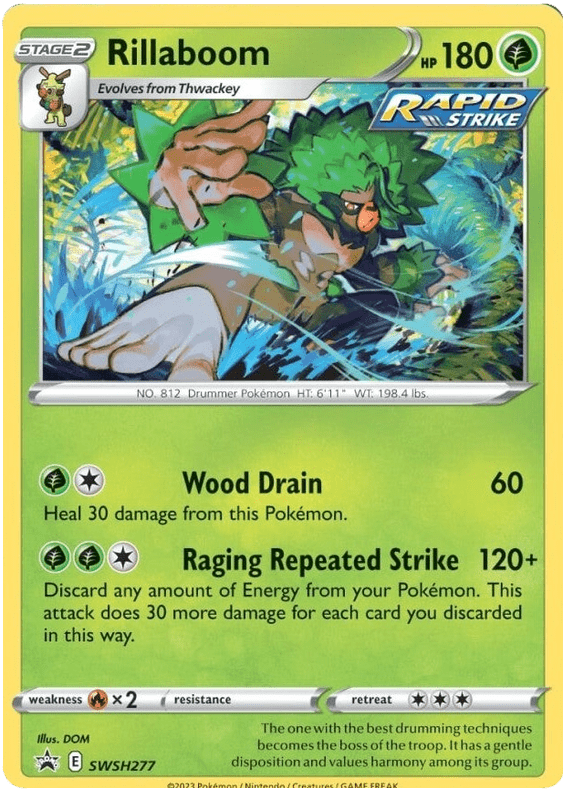 Rillaboom (SWSH277) [Sword & Shield: Black Star Promos] Pokemon Single Pokémon  | Multizone: Comics And Games