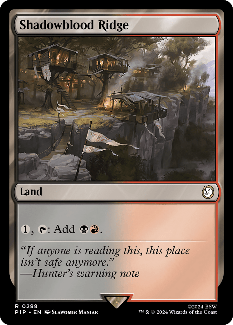 Shadowblood Ridge [Fallout] MTG Single Magic: The Gathering  | Multizone: Comics And Games