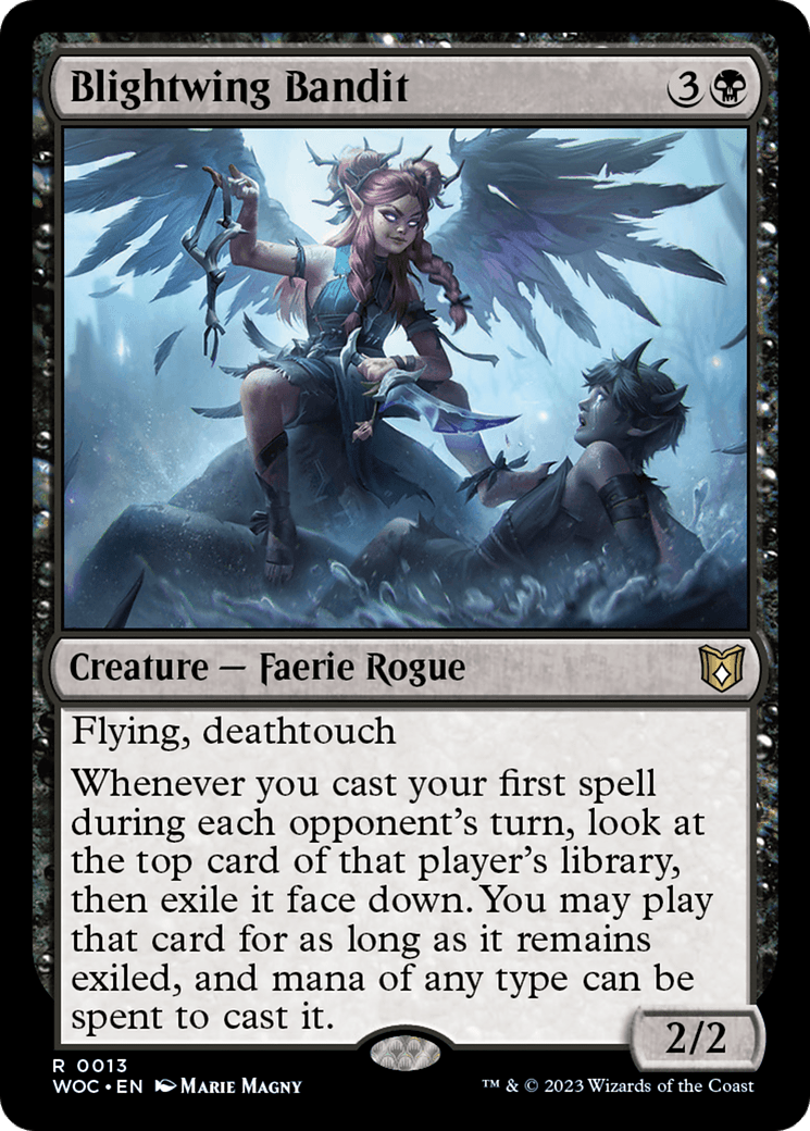 Blightwing Bandit [Wilds of Eldraine Commander] MTG Single Magic: The Gathering  | Multizone: Comics And Games